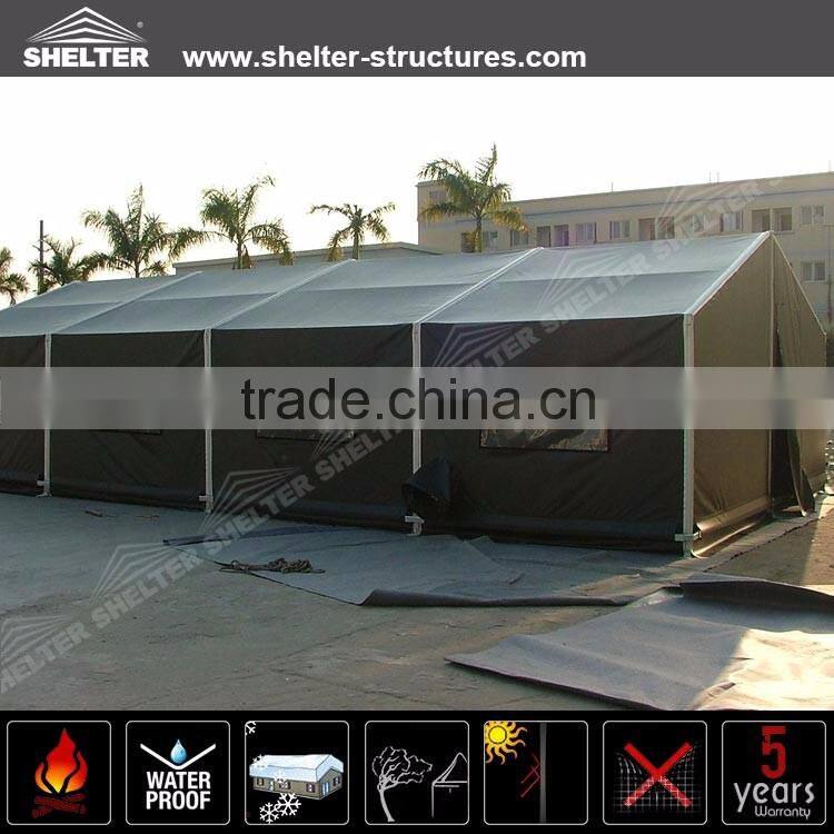 Outdoor strong army tent with aluminium frame structures for military
