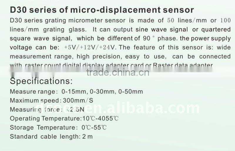 micro sensor/new micro displacement sensor for measurement