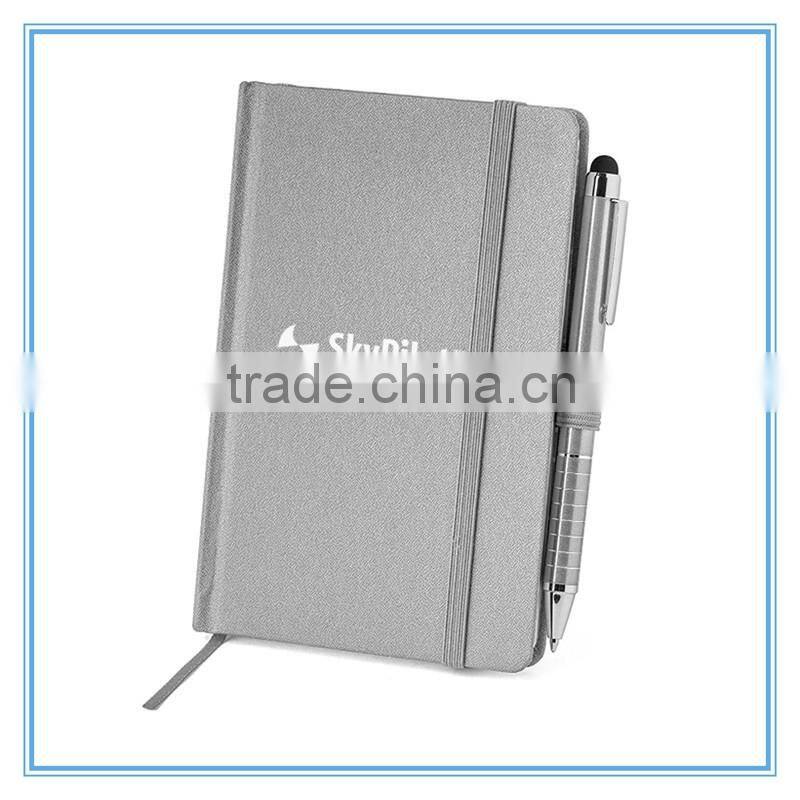 school stationery set & office product leather cover pu notebook/Fabric cover note book