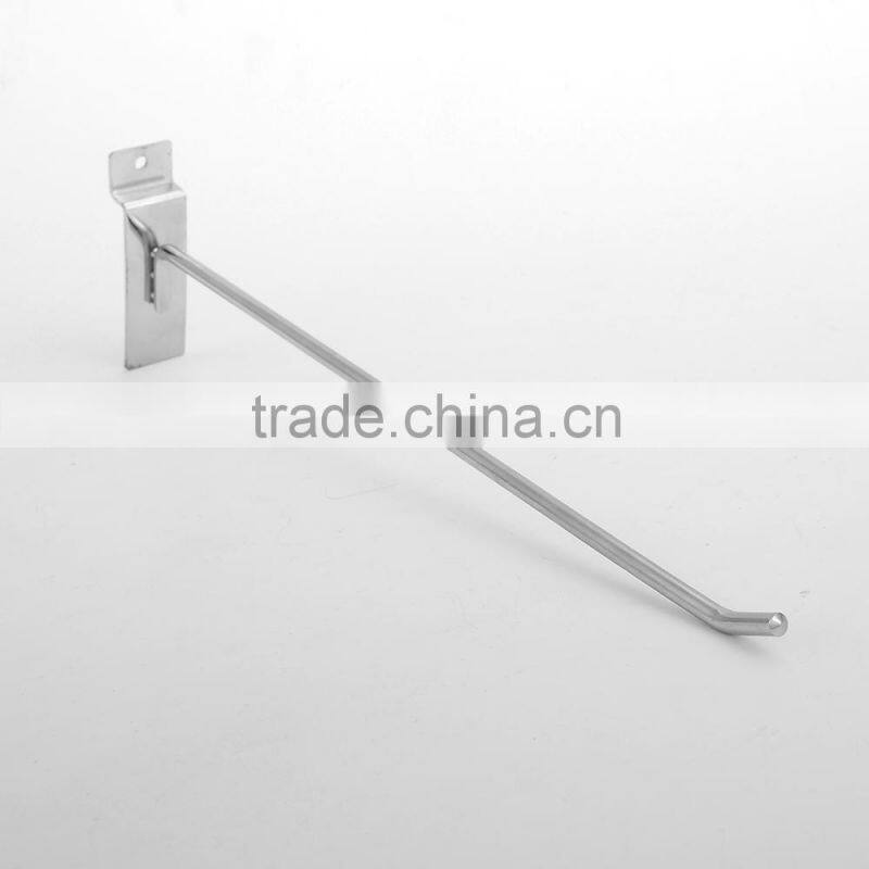 High quality common mounting hooks slatwall single mdf hooks