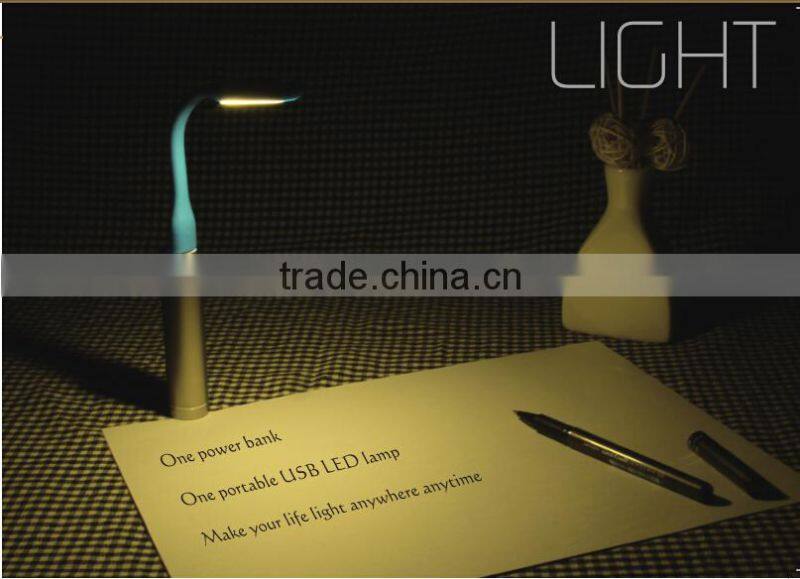 Rechargeable folding USB led reading lamp led lighter for iphone 6 and Samsung
