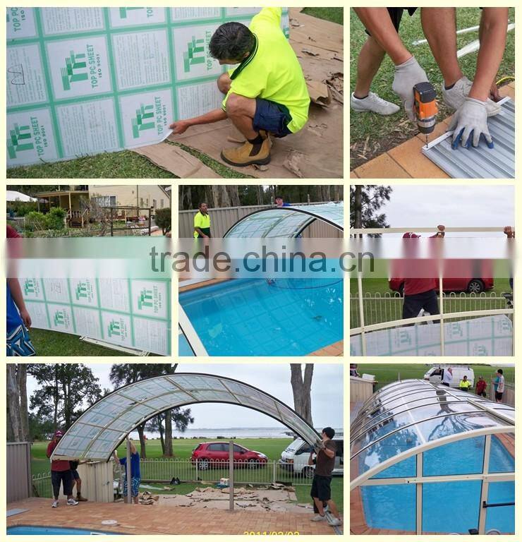 East Standard customized retractable pool enclosure