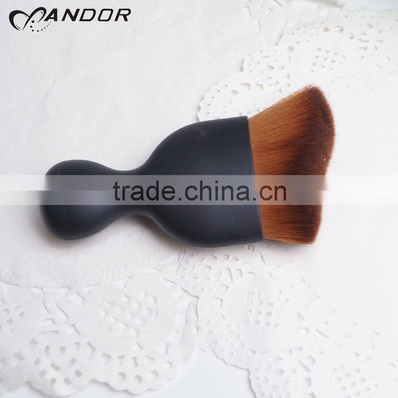 Unique synthetic hair mini purple makeup brushes