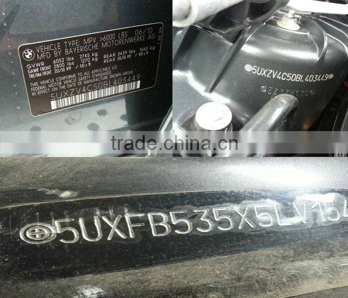 Hot Sale Nameplate Automobile and Motorcycle Parts Vehicle Toyota Chassis Number Portable Pneumatic Dot Pin Marking Machine