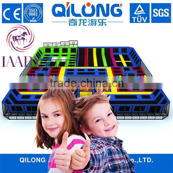 2016 hot selling Large Size Indoor Bungee Trampoline