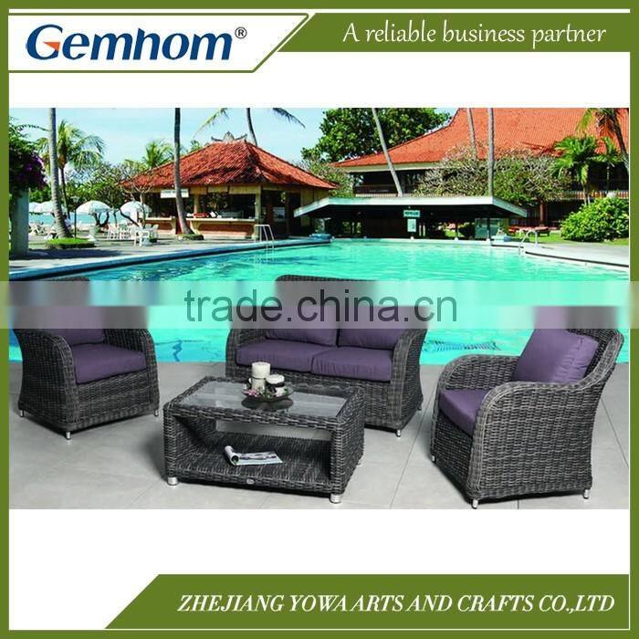 Leisure grey wicker patio furniture