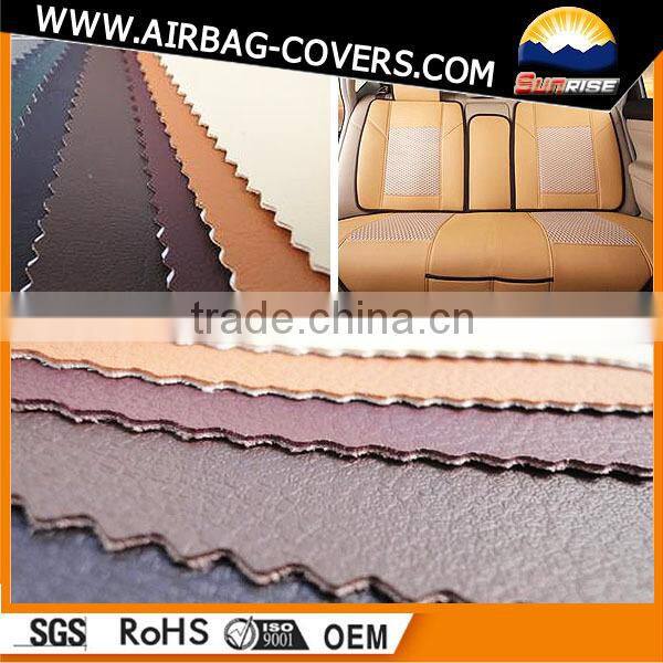Artificial perforated leather fabric, eco-friendly leather export to Europe