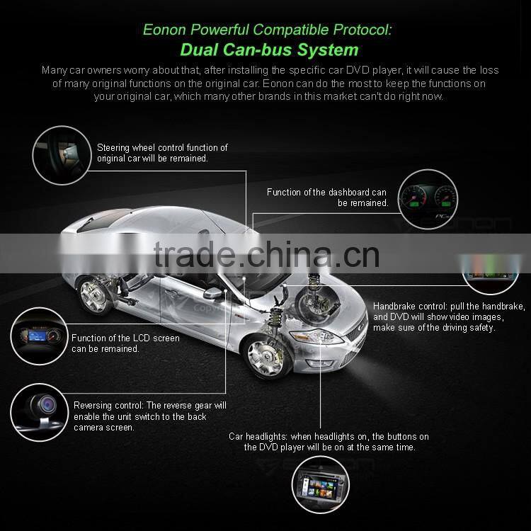 EONON D5154Z Gray 7 Inch Digital Touch Screen GPS Car DVD Player For Opel /Vauxhall /Holden