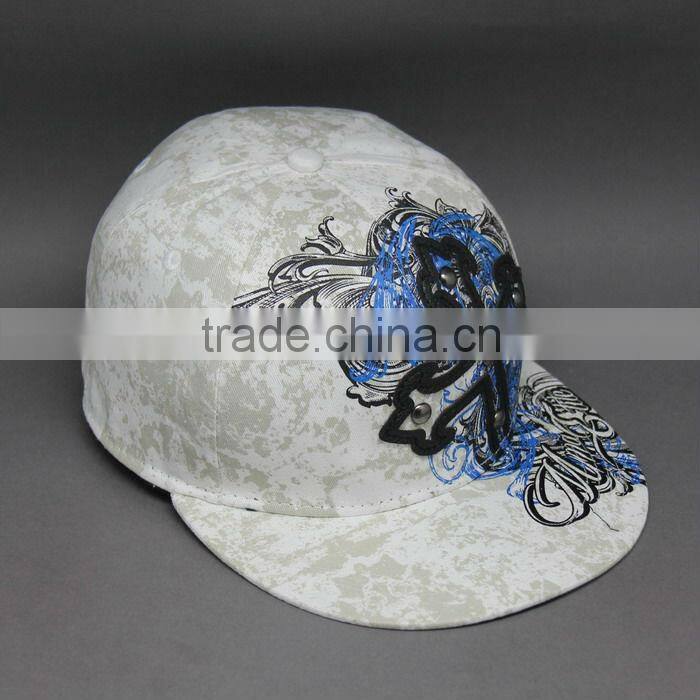 FASHION CUSTOM FLAT EMBROIDERY FASHION FITTED CAP/FLAT BRIM FITTED CAP/FITTED HAT/ SNAPBACK FITTED CAP