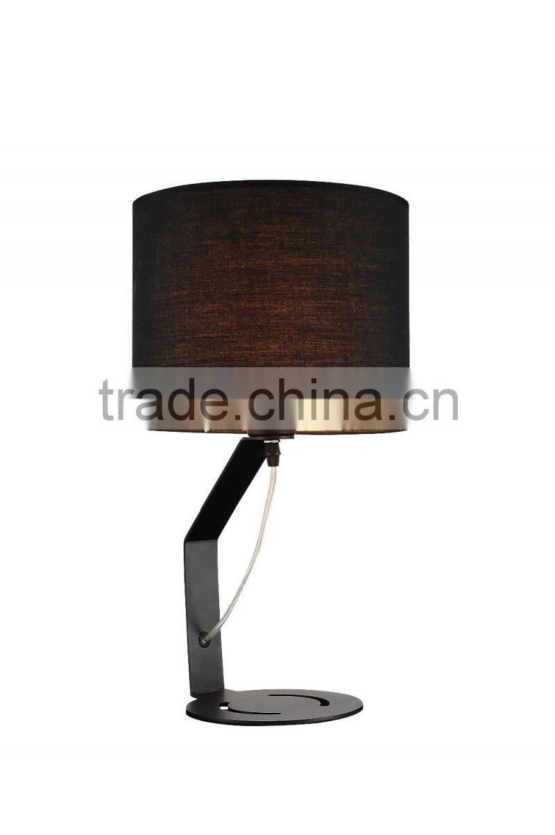 whosale modern bedside american style table lamp with white or black for decoration