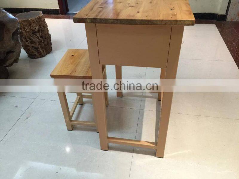 school furniture school desk and chair HXZY067 wood desk