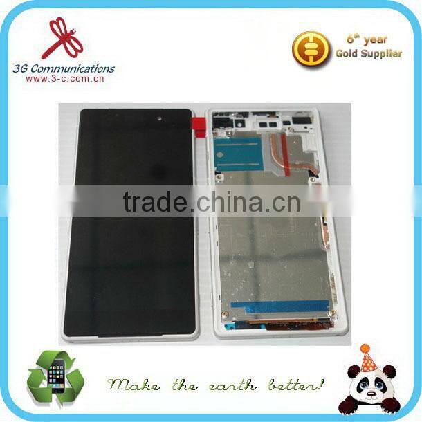 for sony Z2 L50t lcd touch screen digitizer for sony z2 L50u lcd with digitizer assembly with frame