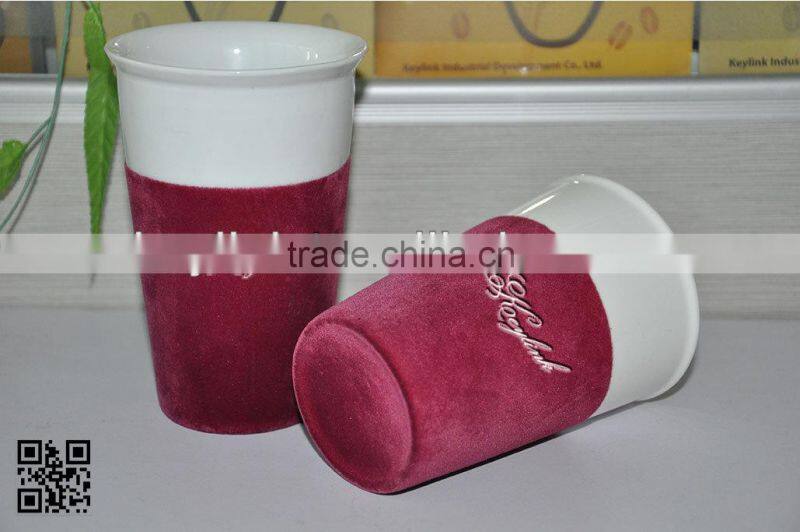 Beatiful color creative flock coffee mug as gift