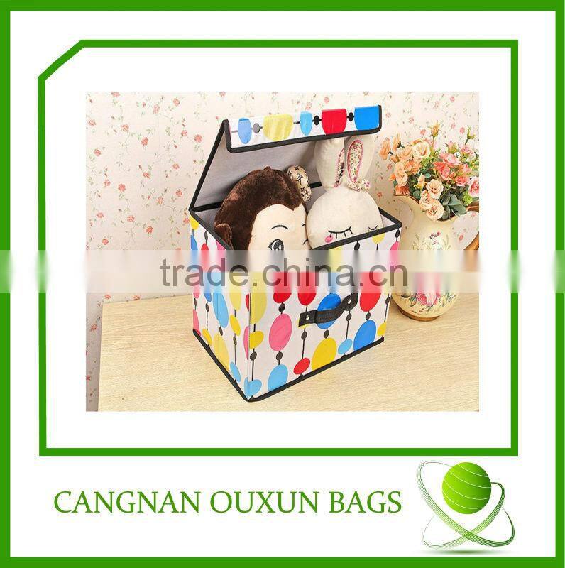 waterproof large size non woven foldable fabric storage box