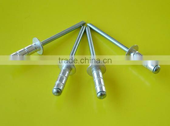 Factory supply 4x9.5MM din7337 steel multigrip rivet with ISO9001