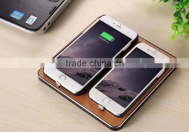 Factory supply q8 wireless charger wireless charger odm with wood design