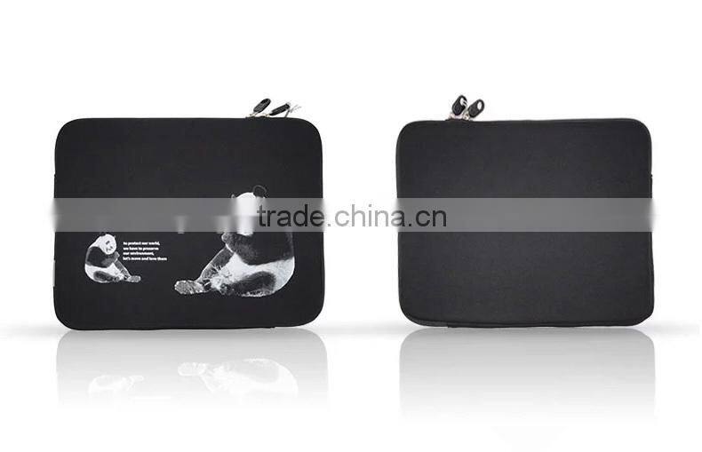 Factory Price Soft neoprene 13.3inch neoprene laptop sleeve with carrying and pocktet