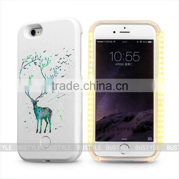 3d printer best quality LED lumee mobile phone case for iphone 6s case for lg g2 light up phone case for lg g stylo ls 7
