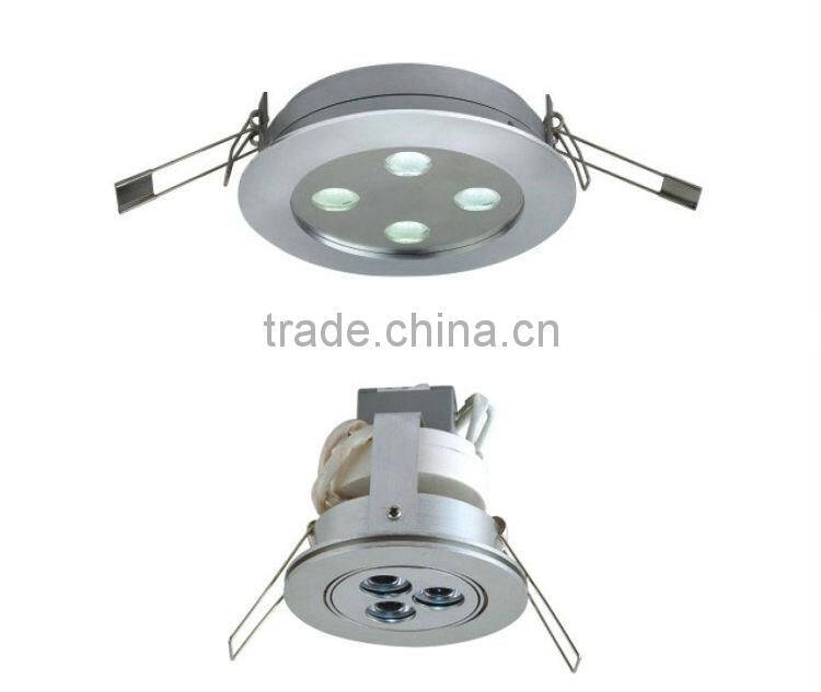 2013 new High Quality 3W 270LM LED Downlight Housing with 3pcs CREE XP