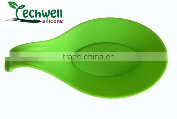 KT-002 China Supplier 100% Food Grade Silicone Spoon Rest