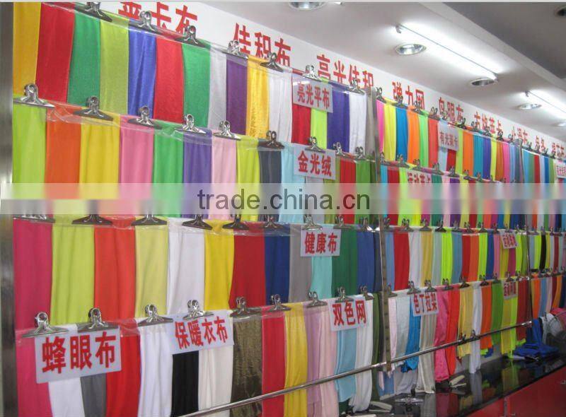 shiny 100% polyester pink fabric for garments