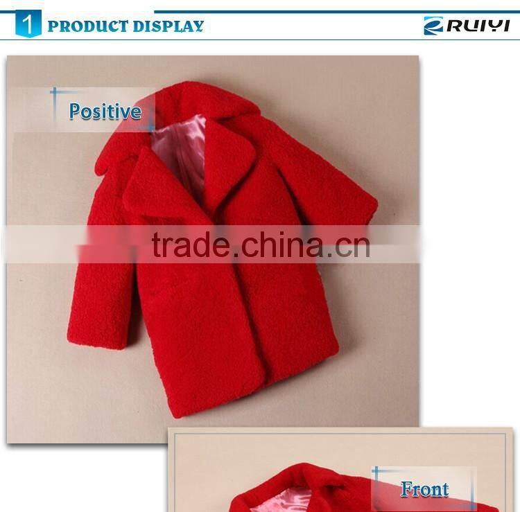 long coat for girl, faux fur coat for kids