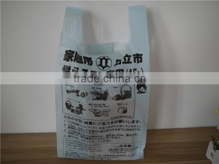 Reusable plastic t-shirt shopping bag,T-shirt Plastic Bag