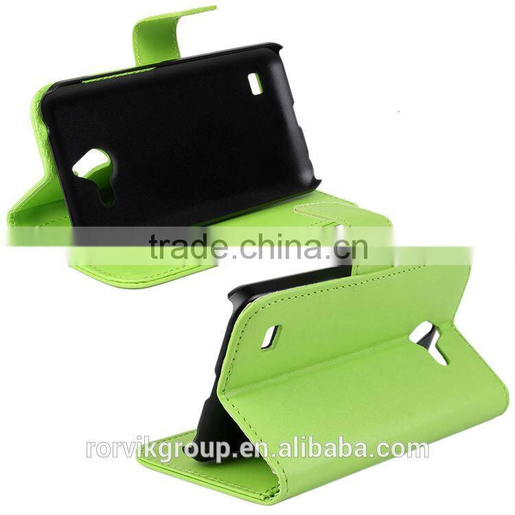 book style PU leather mobile phone case for HUAWEI Ascend Y550