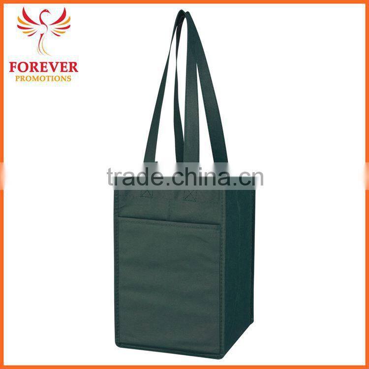 Chinese Manufactory 4 Bottle Wine Tote Bag e With Dividers Pockets