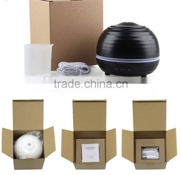 360ml Cool Mist Humidifier Ultrasonic Aroma Essential Oil Diffuser for Office Home Bedroom Living Room Study Yoga Spa