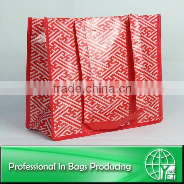 Wipe-clean r-pet eco friendly custom reusable shopping bag