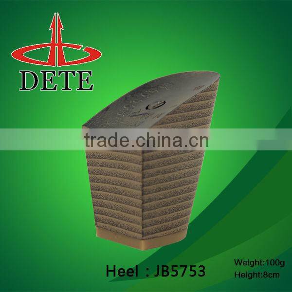 abs plastic high heels for woman's shoes made in china