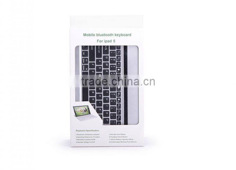 Wireless Bluetooth Slim Aluminum Keyboard Holder Case Stand Cover For Apple iPad Air 1 2