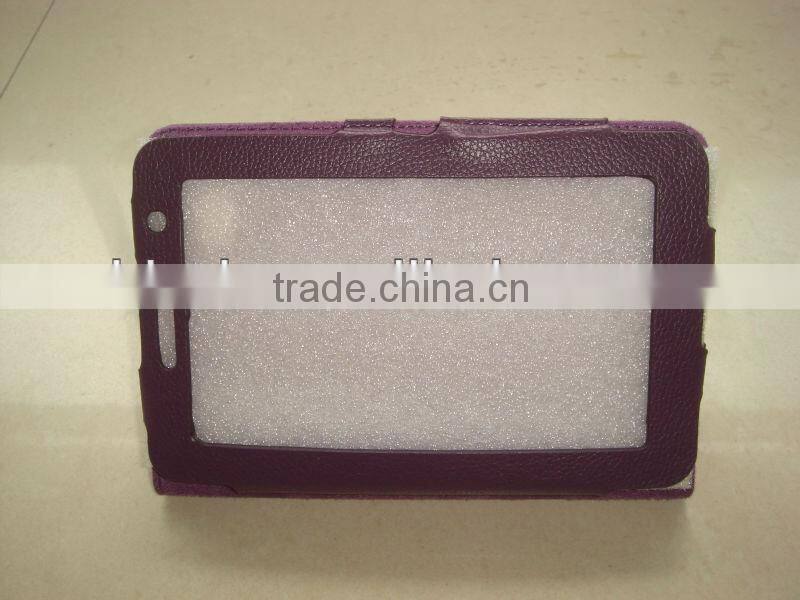 Case for samsung galaxy P3100,7" Portfolio PU leather case for Tablet 7"