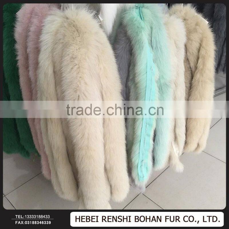 Real Fur Trim / Wholesale Fox Fur Trim /Detachable Fox Fur Collar