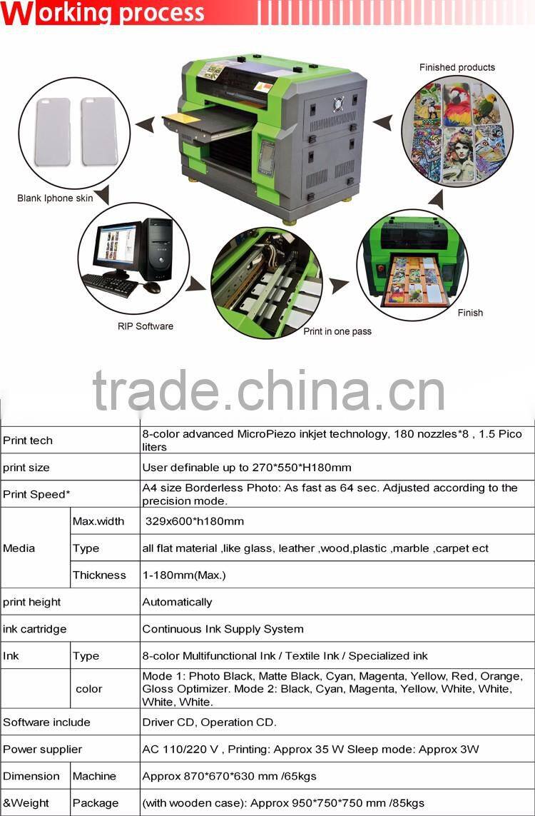 best quality 1440dpi dx5 head uv flatbed badge printer for phone case wooden glass