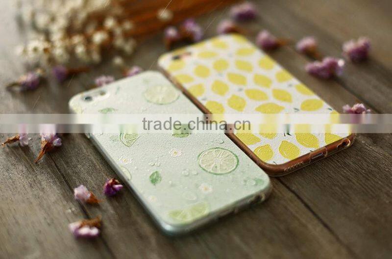 New arrival relief pure and fresh, crashproof protective phone case for iphone