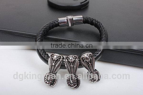 Kingman cheap best selling leather baseball seam bracelet