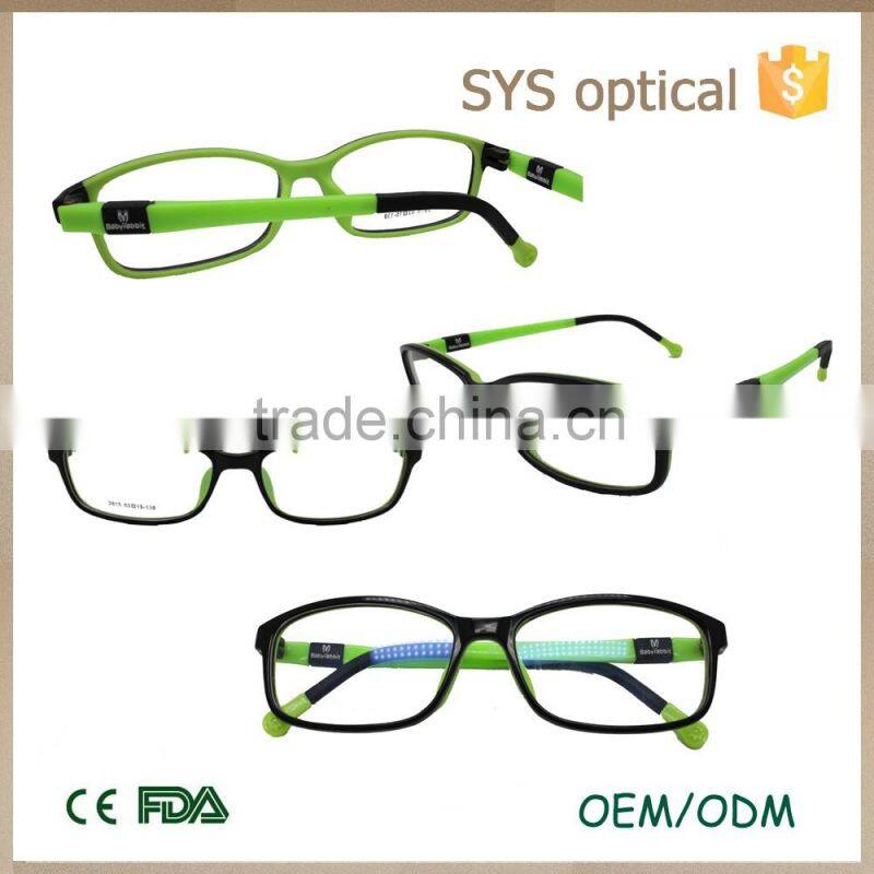 Custom design bright color small students prefer reading glasses kids optical frame