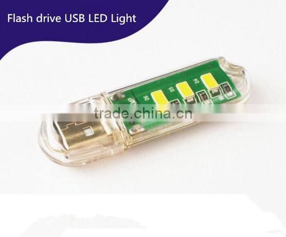 Cheap Mini USB LED Light 3 LED SMD,Portable Mini USB Power LED Night Light Camping Lamp 5W 5V Touch Dimmer White Light