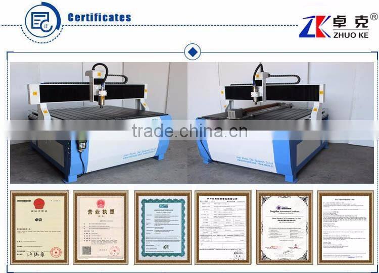 Classical CNC Engraving Machine For Wood Acrylic ZK-1212 1200*1200MM With 4 Axis DSP Offline Control System
