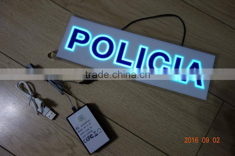 Explosion news!!!Develop production newly DC5V USB charge battery EL inverter