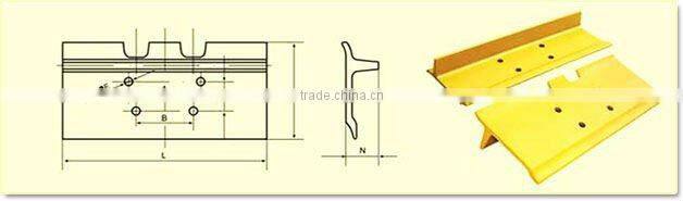 Factory direct lowest price bulldozer track shoe