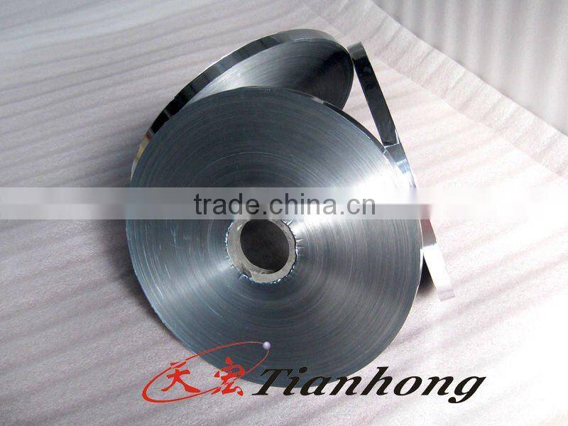 Colored aluminum mylar film laminated for coaxial cable shield