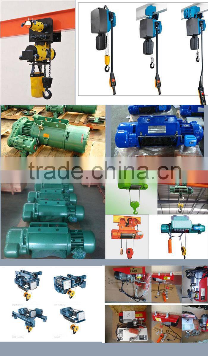 cheap wire rope wireless remote control 250kg electric hoist