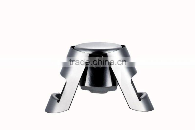 stainless steel champagne wine bottle stopper
