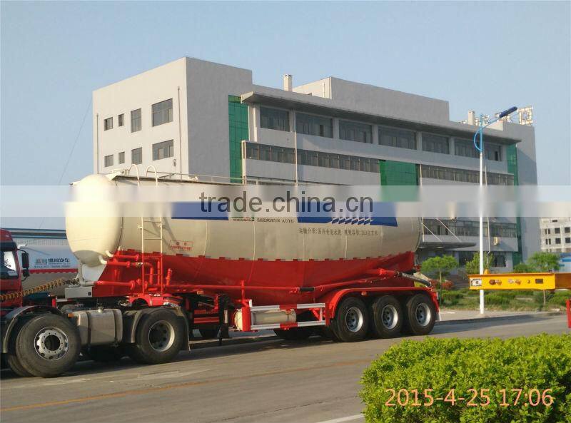 Tanker trailer Factory 45 cbm Bulk Cement Trailer Sale