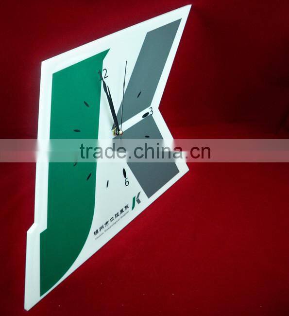 Acryl crystal wall clock