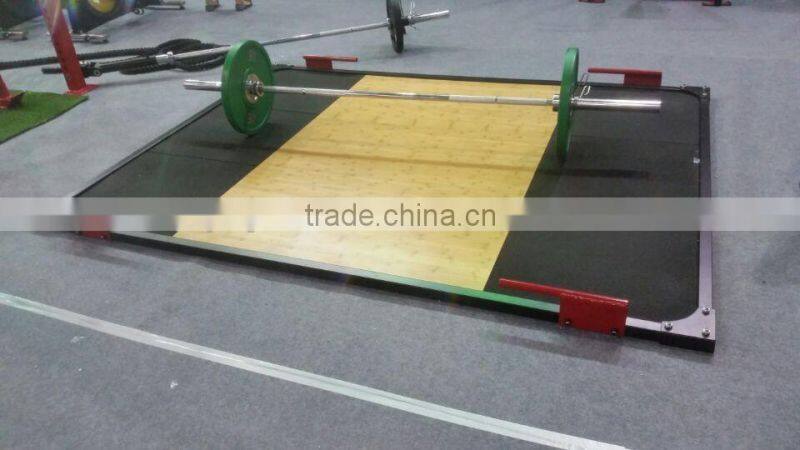 Crossfit rubber weightlifting platform,olympic platform