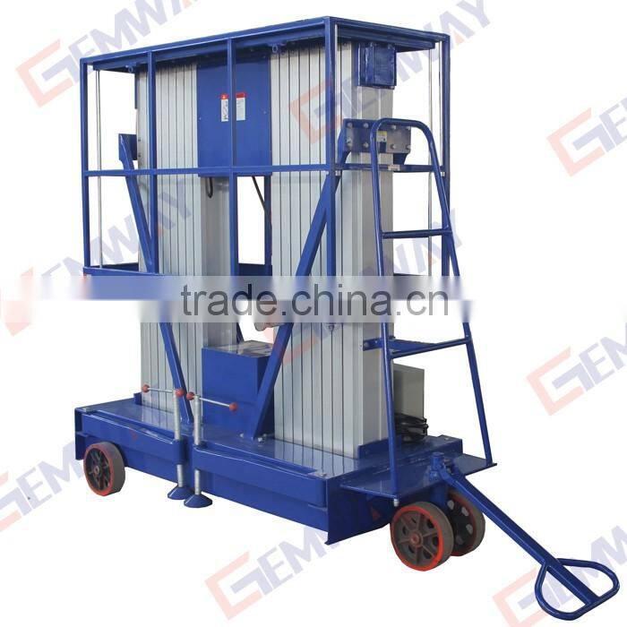 CE approved vertical electric man lift price